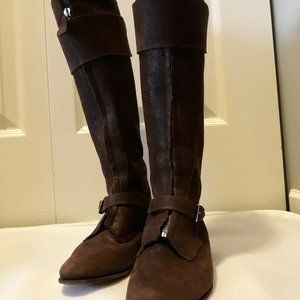 Hermes semelle cuir boots